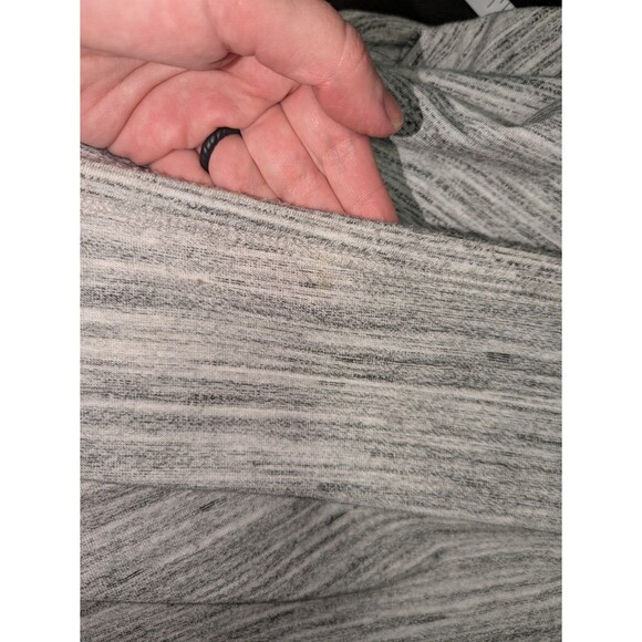 Banana Republic Dress M Women's Gray Marled Adjustable Straps Maxi Slits Cutout - Picture 11 of 11